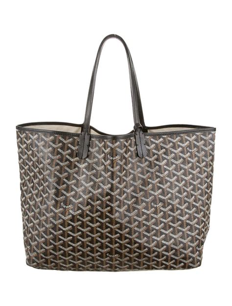 goyard st louis monogrammed bag|Goyard st louis tote sizes.